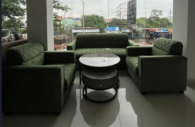 Luxury 3 Seater Sofa Set with 2 Single Seaters