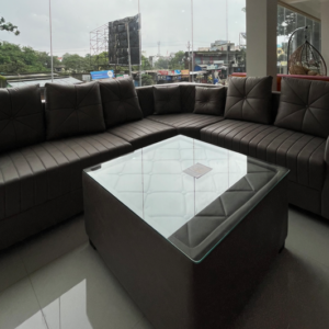 Modern Fabric L-Shaped Sofa for Living Room